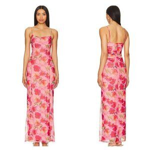 MORE TO COME Ciara Maxi Dress Pink Floral